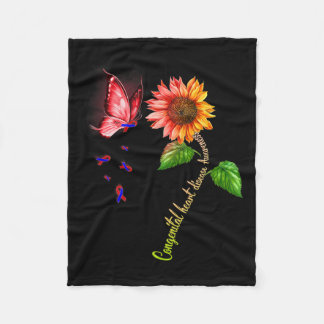 Couverture Polaire Tournesol Congénitale Maladie cardiaque Sensibilis