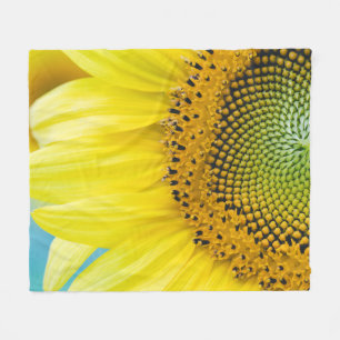 Couverture Polaire Tournesol lumineux