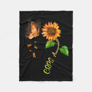 Couverture Polaire Tournesol papillon Crps Sensibilisation 1