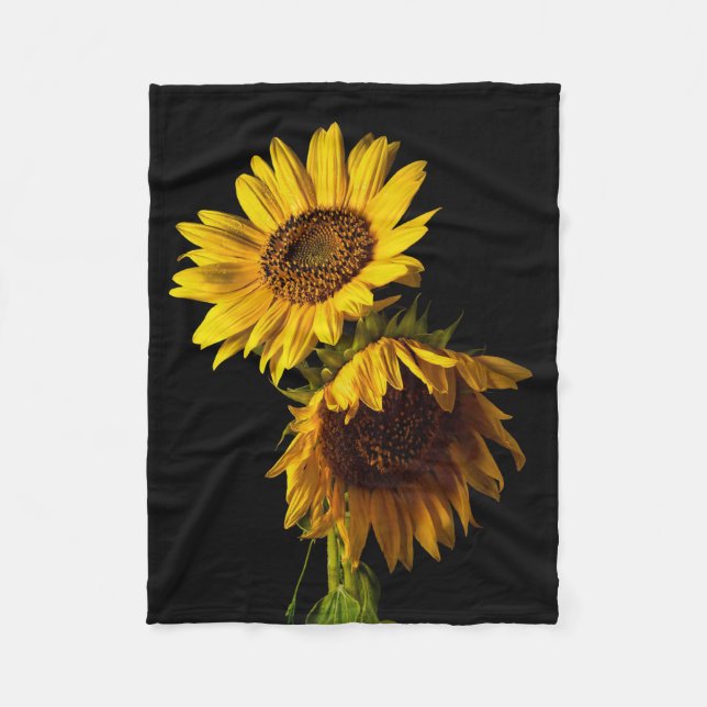 Couverture Polaire Tournesols  (Devant)