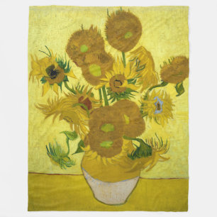 Couverture Polaire Tournesols par Vincent van Gogh