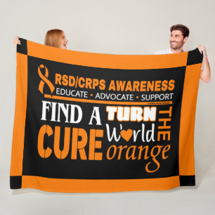 Couverture Polaire Tournez l'orange mondiale...RSD/CRPS