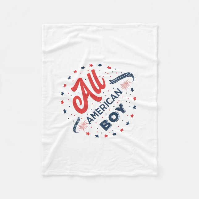 Couverture Polaire Tous les pattes American Boy (Devant)