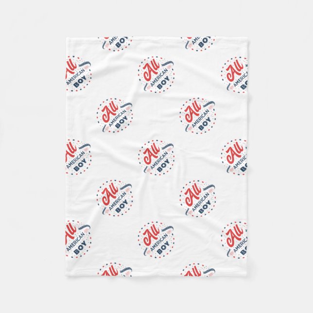 Couverture Polaire Tous les pattes American Boy (Devant)