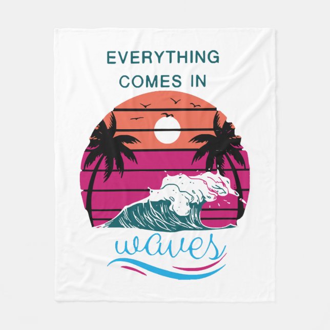 Couverture Polaire Tout arrive par vagues (Devant)