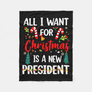 Couverture Polaire Tout ce que je veux pour Noël, c'est un nouveau pr