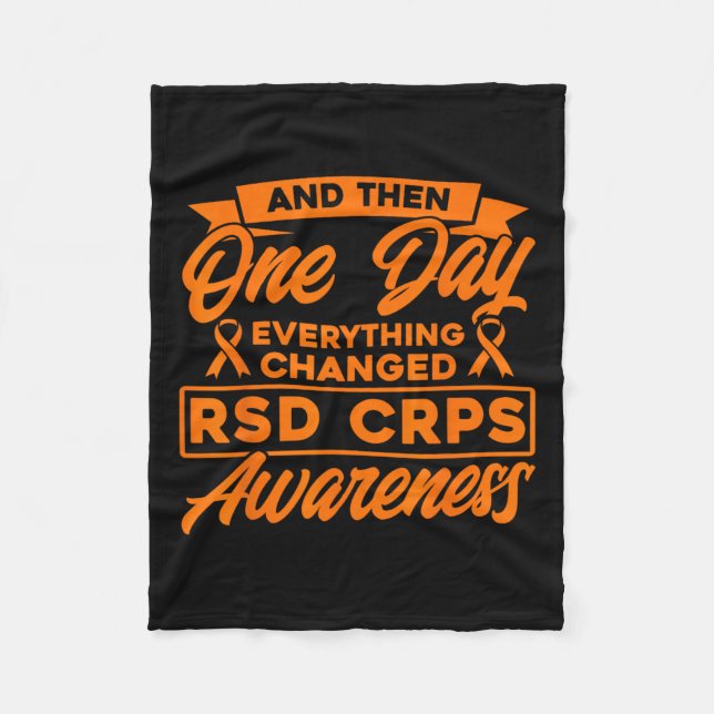 Couverture Polaire Tout Changé Rsd Crps Sensibilisation (Devant)