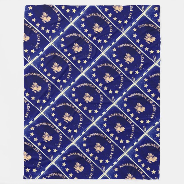 Couverture Polaire Tout destin mais soumission - bleu de St Augustine (Devant)