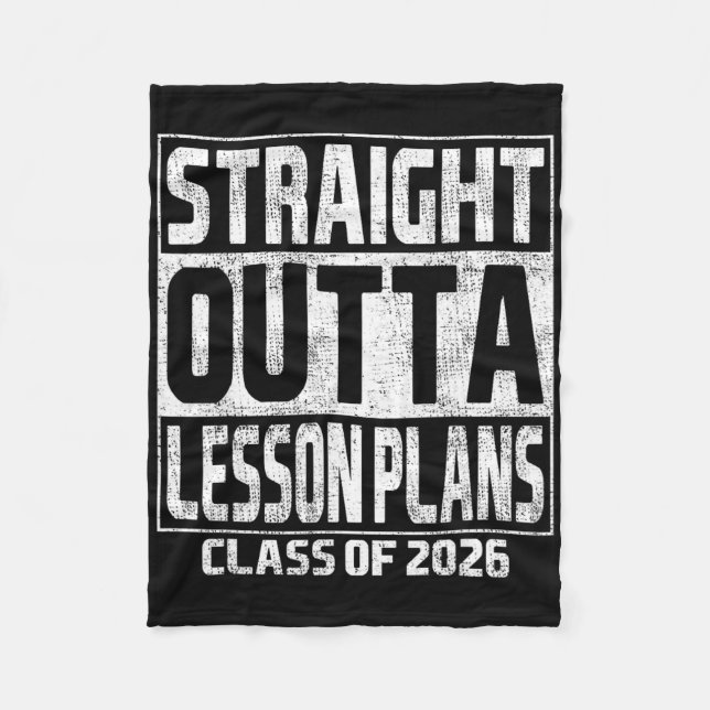 Couverture Polaire Tout droit sorti des plans de cours Promotion 2026 (Devant)