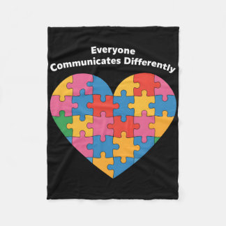 Couverture Polaire Tout le monde communique différemment Inclusion de