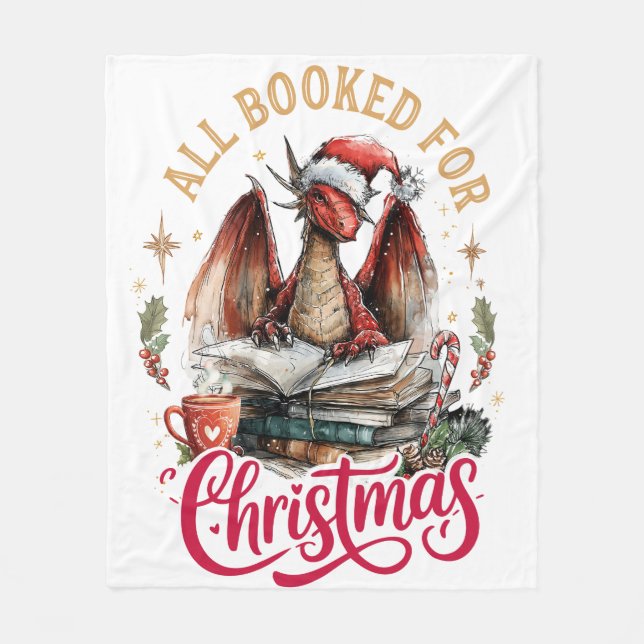 Couverture Polaire Tout réservé pour le dragon de Noël  (Devant)