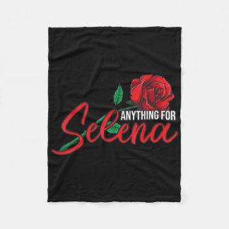 Couverture Polaire Tout Selenas, Roses, Reine De Tejano, Selenas