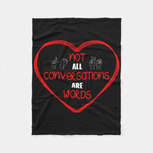 Couverture Polaire Toutes les conversations ne sont pas des mots Sens