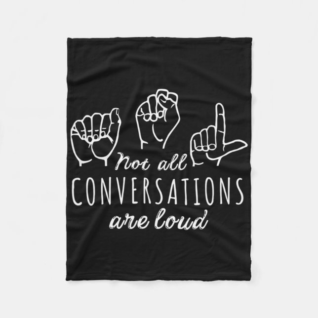 Couverture Polaire Toutes les conversations ne sont pas fortes Langue (Devant)