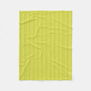 Couverture Polaire Traces verticales Chartreuse Jaune Vert