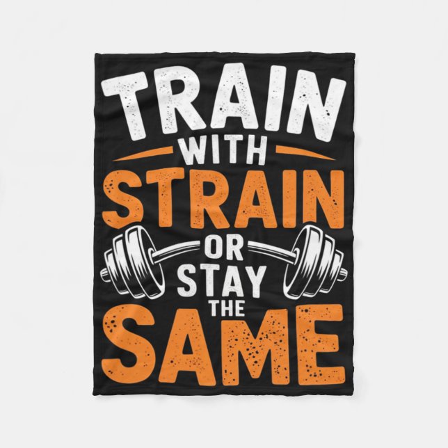 Couverture Polaire Train Avec Soudure - Fitness Bodybuilding Poids (Devant)