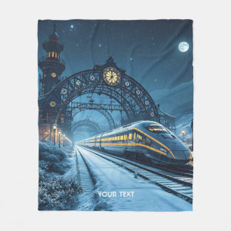 Couverture Polaire Train Dernier de nuit Imaginaire