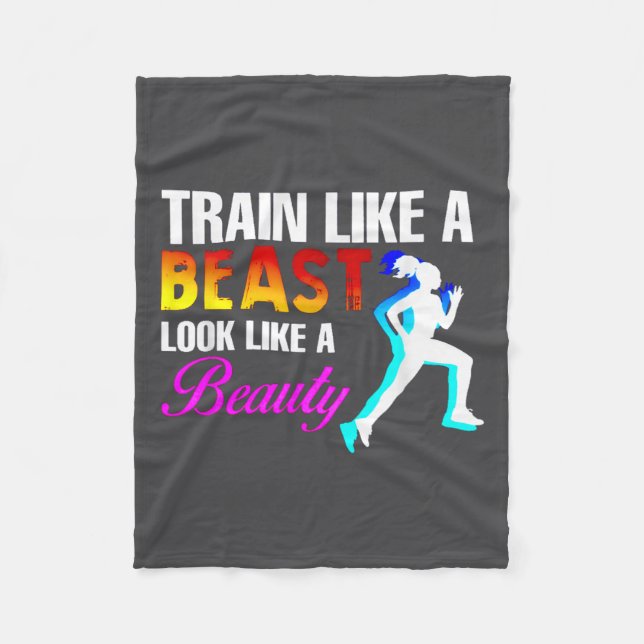 Couverture Polaire Train Like A Look Like A Beauty Fitness  (Devant)
