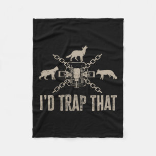 Couverture Polaire Trapper Je Piège Ce Trapper De Chasse À Piège