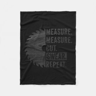 Couverture Polaire Travail du bois Papa Mesure Coupe Swear Handyman P