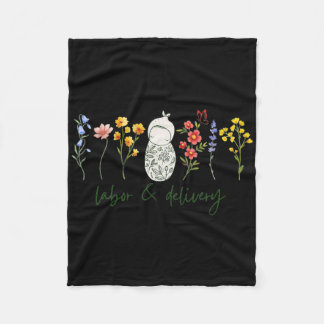 Couverture Polaire Travail fleur sauvage Et Prestation Infirmière Dip