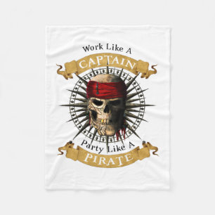 Couverture Polaire Travailler Comme Une Partie De Capitaine Comme Un