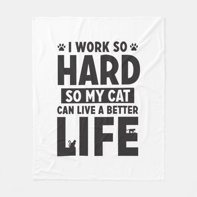 Couverture Polaire Travailler dur Cat Better Life International Cat D (Devant)