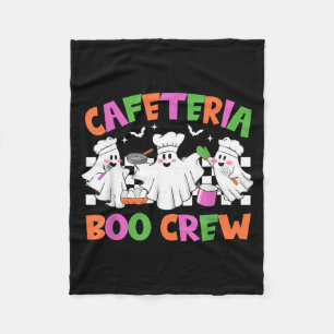 Couverture Polaire Travailleur de cafétéria Rétro Boo Crew