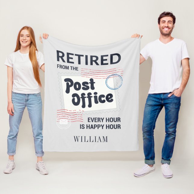 Couverture Polaire Travailleur de la poste retraité Mailman Grand-pèr (En situation)