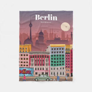 Couverture Polaire Travel Art Travel To Berlin Germany