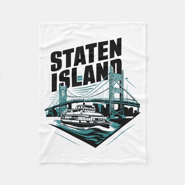 Couverture Polaire Traversier de Staten Island New York  (Devant)