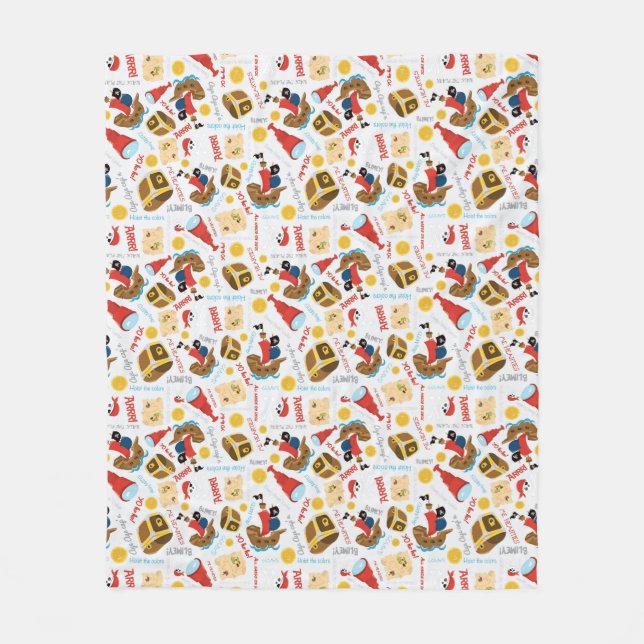Couverture Polaire Treasure Island Pirate Fleece Blanket (Devant)