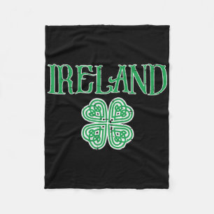 Couverture Polaire Trèfle Irlande Saint-Patrick Jour Hommes Irlandais