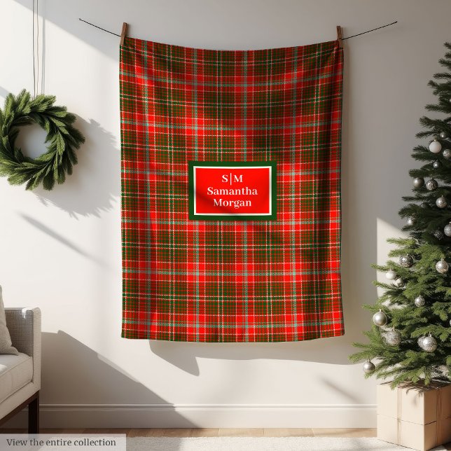 Couverture Polaire Trendy Tartan Blanket Personalized Christmas Gift (Trendy Tartan Blanket Personalized Christmas Gift)