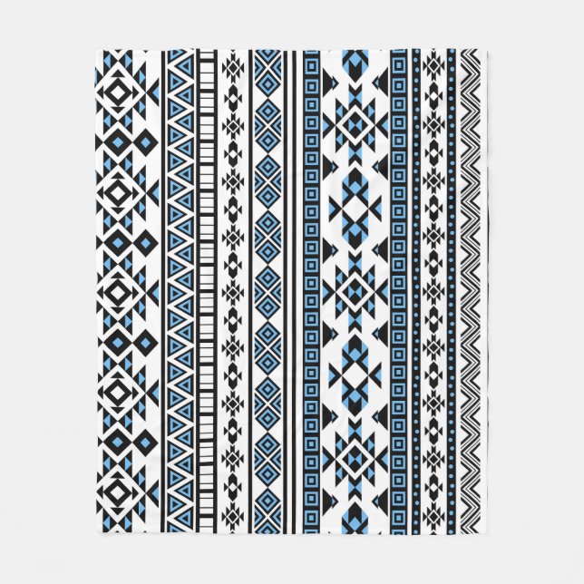 Couverture Polaire Triangle ethnique Motif Navajo géométrique (Devant)