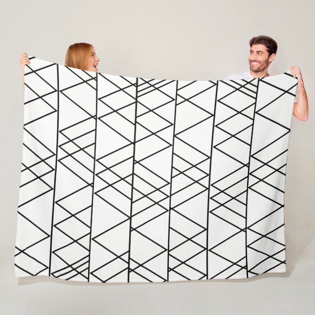 Couverture Polaire Triangles  (En situation)