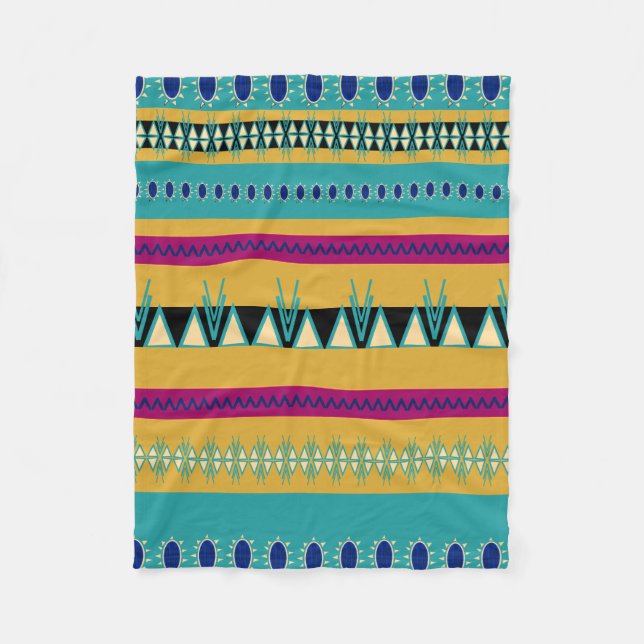 Couverture Polaire Tribal d'Aztech (Devant)