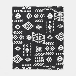 Couverture Polaire Tribal géométrique : arrière - plan élégant sans c