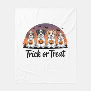 Couverture Polaire Trick or Treat Halloween