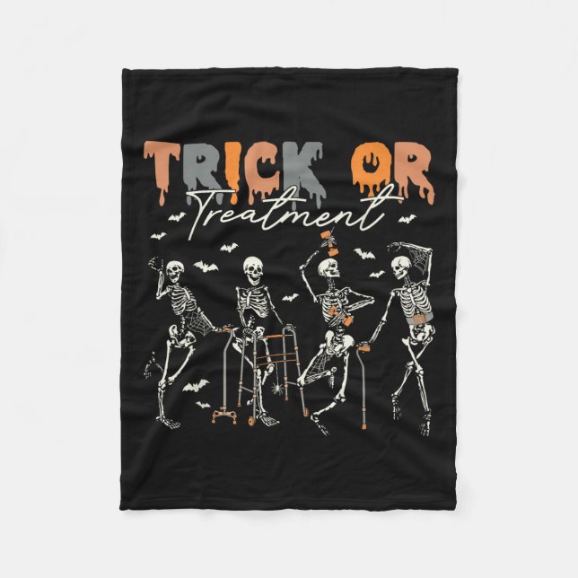 Couverture Polaire Trick Or Treatment Pt Physical Therapy Therapist H (Devant)