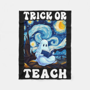 Couverture Polaire Tricoter Ou Enseignant Fantôme Halloween Van Gogh