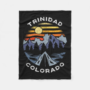 Couverture Polaire Trinidad Colorado Montagnes Vacances Camping Souve