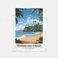Trinité-et-Tobago Caraïbes Travel Art Vintage