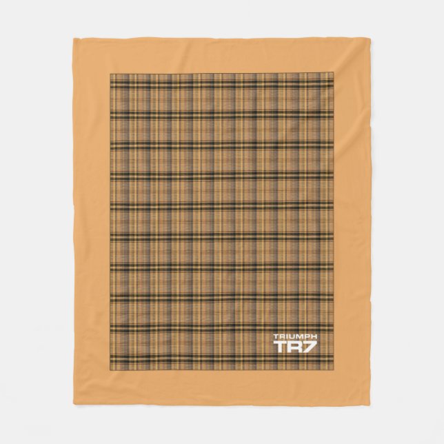 Couverture Polaire Triomphe TR7 - Tan Tartan / Plaid (Devant)