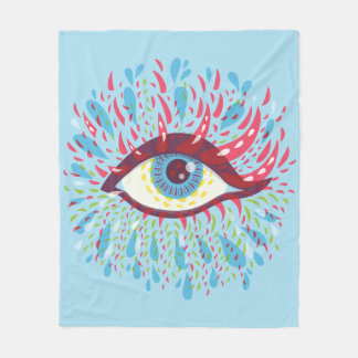 Couverture Polaire Trippy Oye Psychedelic Art