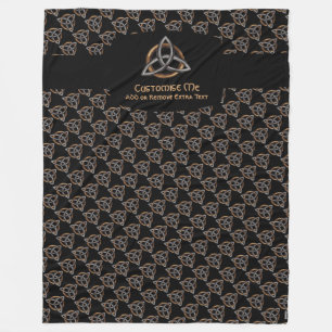 Couverture Polaire Triquetra (brun/argent)