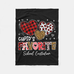 Couverture Polaire Trois cœurs Concierge de l'école préféré de Cupid