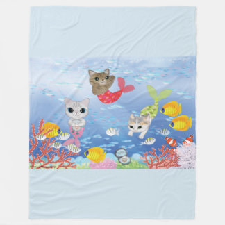 Couverture Polaire Trois Purrmaids