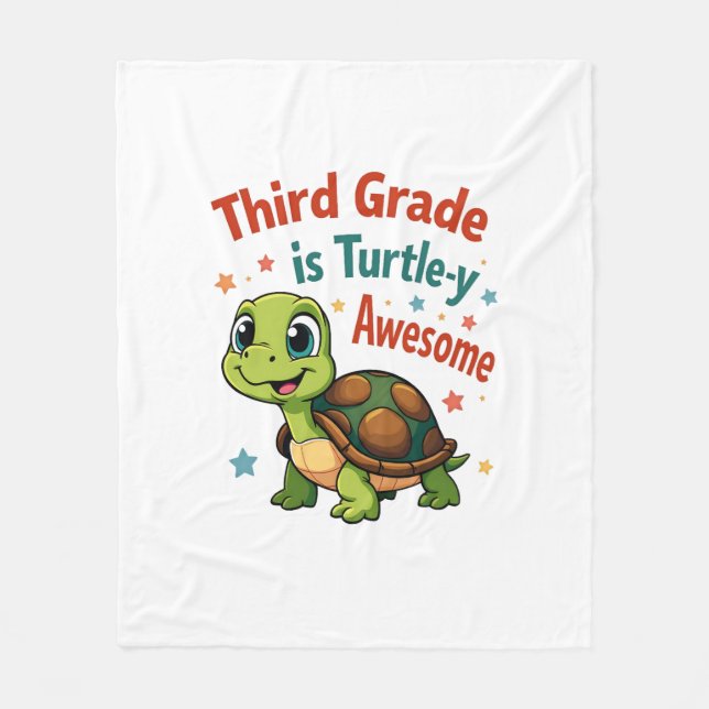 Couverture Polaire Troisième année Turtle-y Incroyable 3e année Retou (Devant)