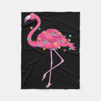 Couverture Polaire Tropical Pink Flamingo Hawaii Summer Xmas Christma